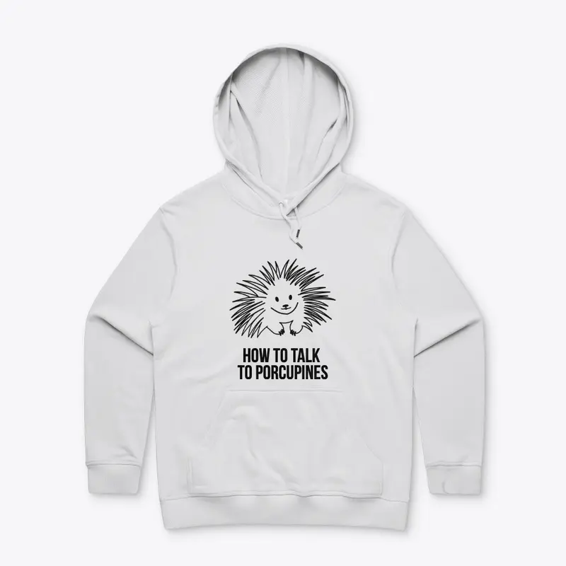 Porcupine hooded sweatshirt